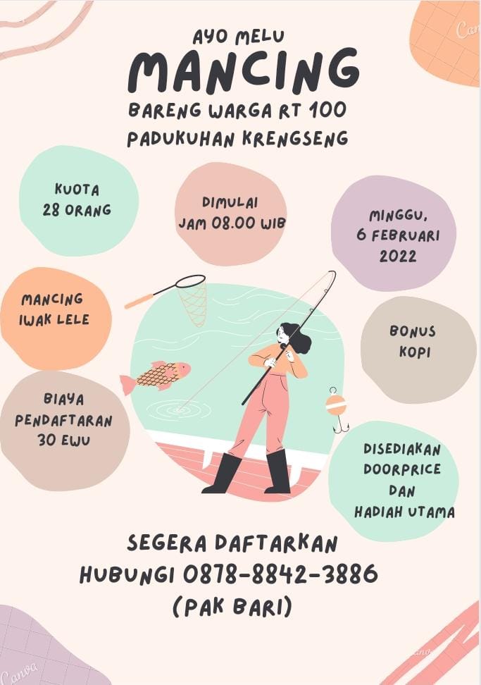 Mancing Mania Bareng RT 100 Krengseng